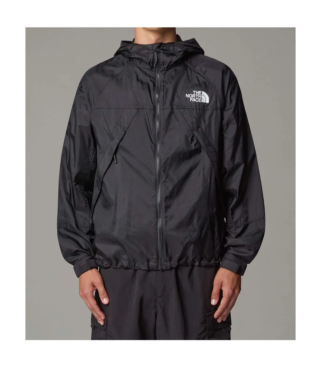 Logo Printed Hooded Jacket