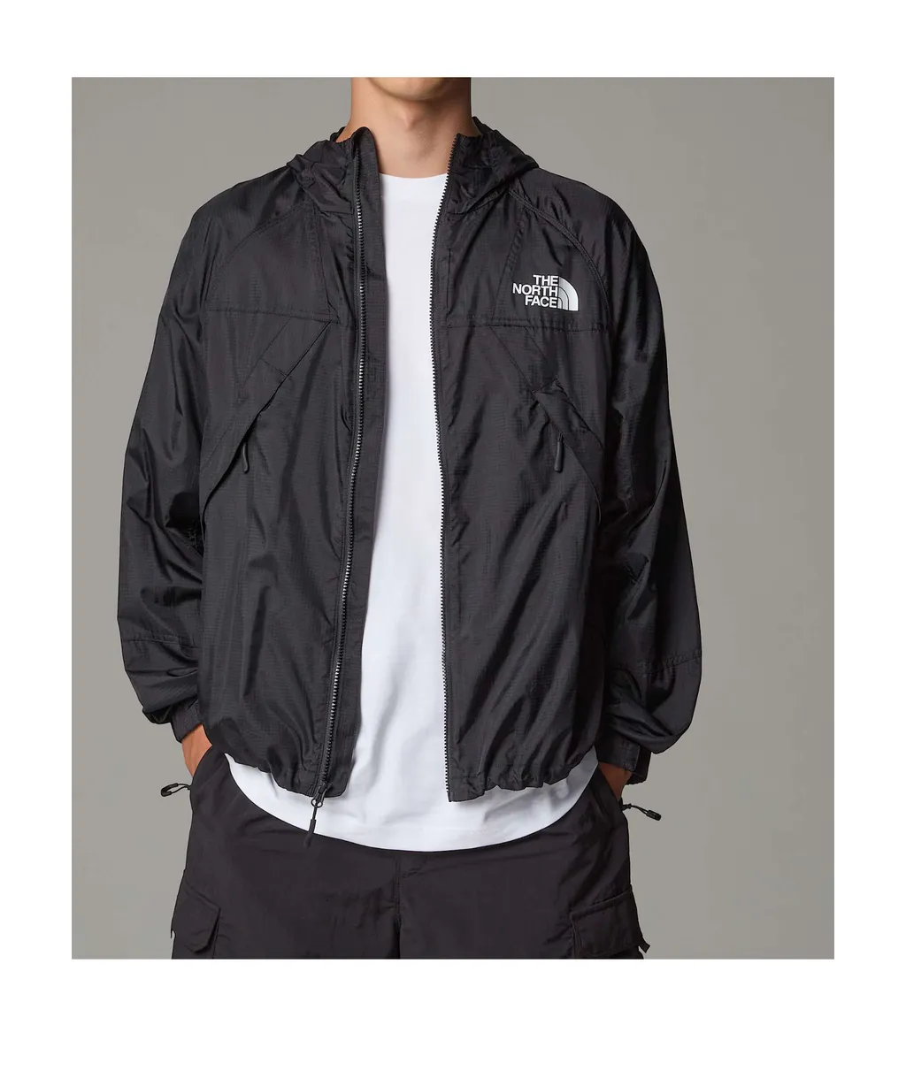 Logo Printed Hooded Jacket