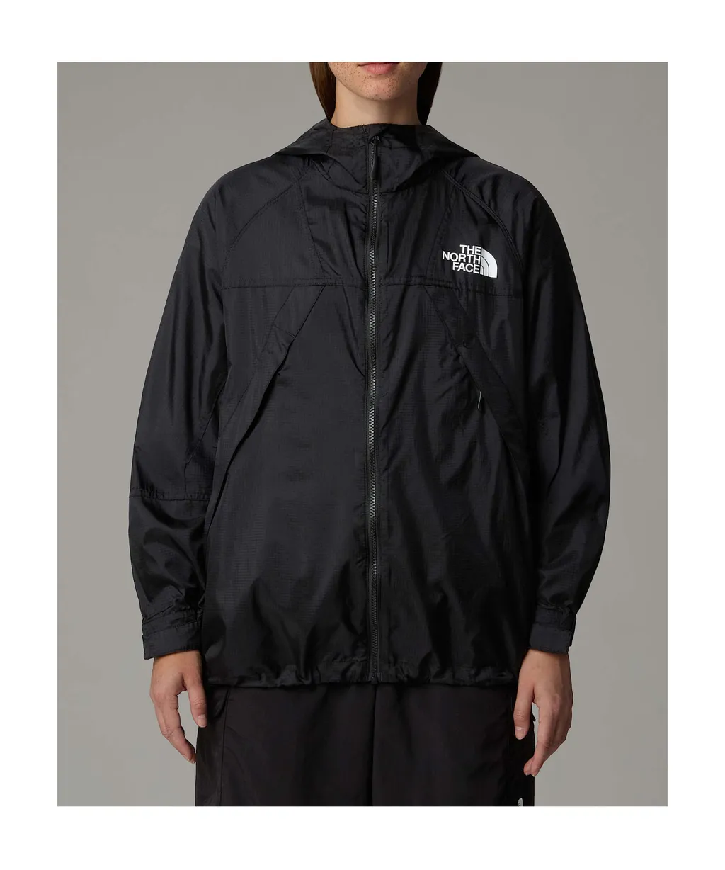 Logo Printed Hooded Jacket
