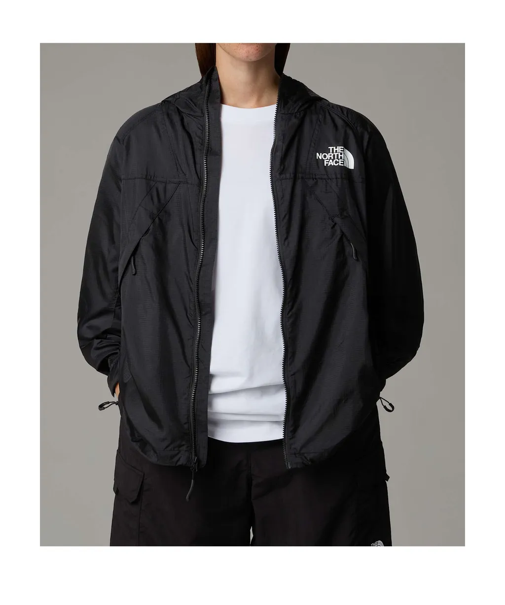 Logo Printed Hooded Jacket