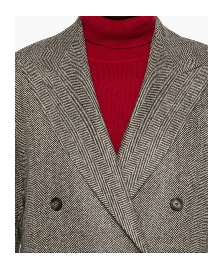 Long-Sleeved Suit Jacket