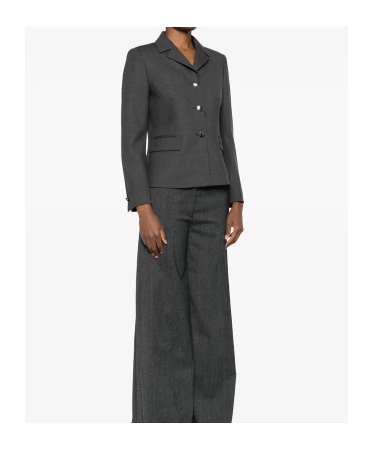 Long-Sleeved Suit Jacket