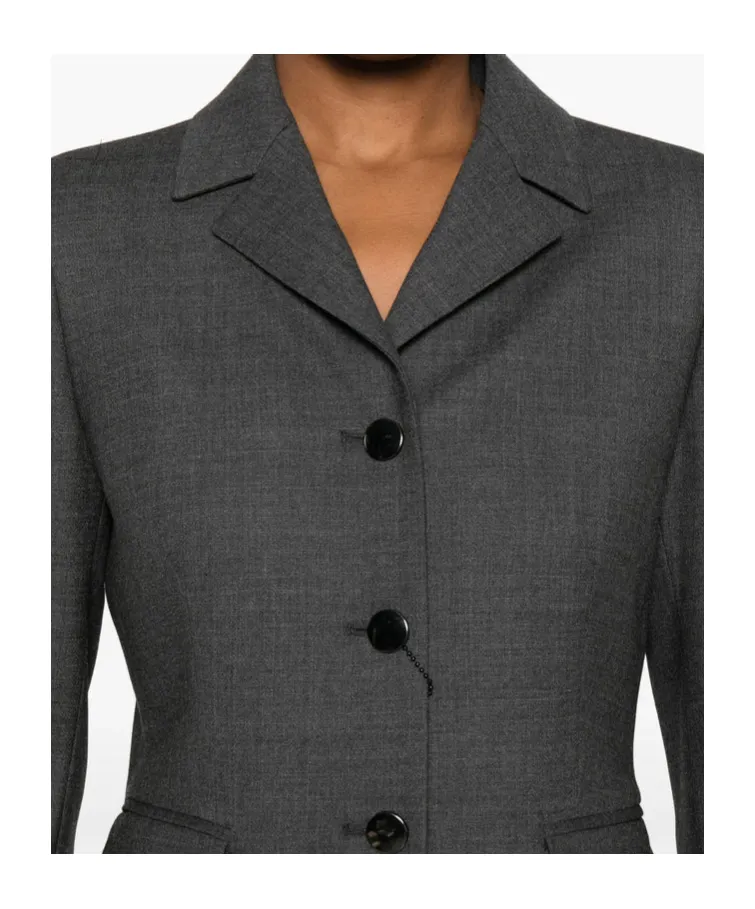Long-Sleeved Suit Jacket