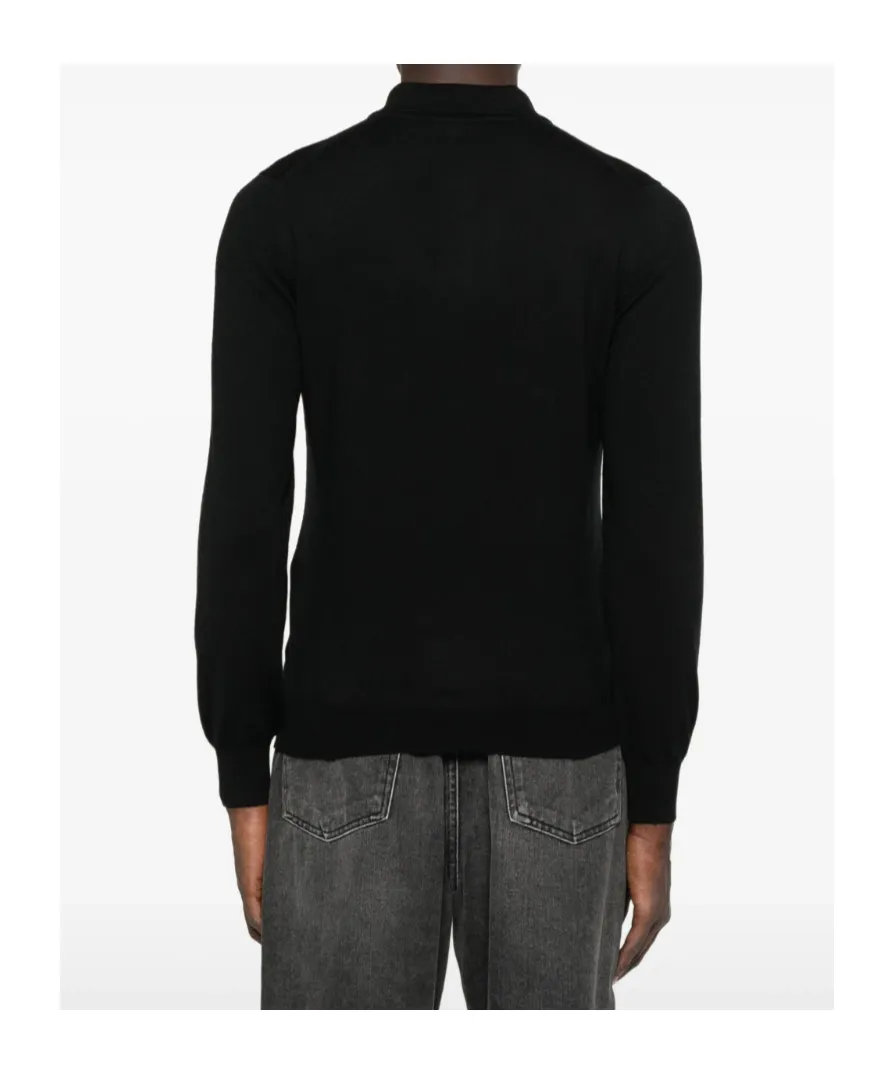 Long-Sleeved Polo Shirt