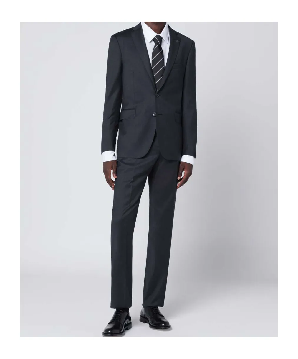 Single-Breasted Wool Suit