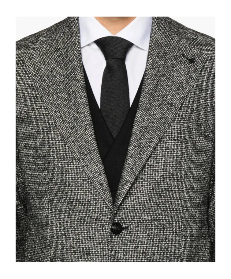 Long-Sleeved Suit Jacket