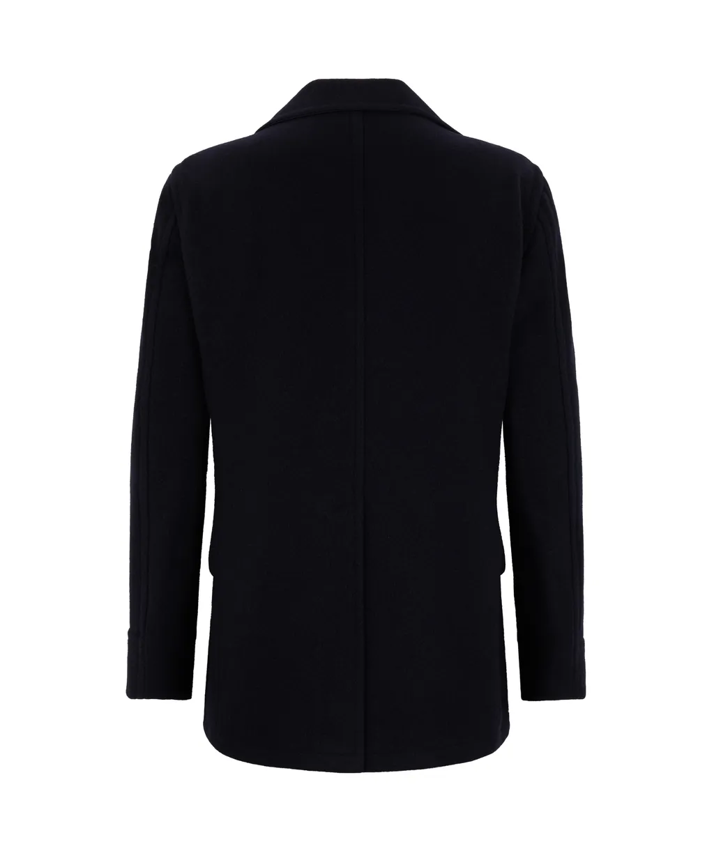 Double-Breasted Lapel Peacoat