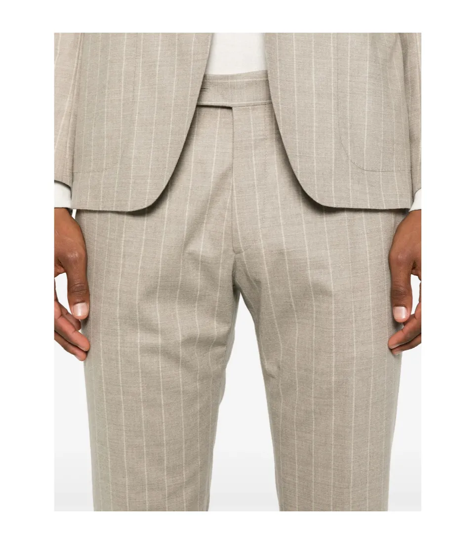 Pinstriped Suit