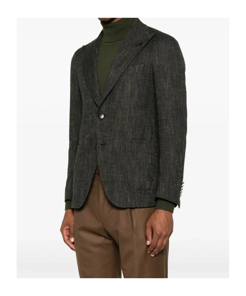 Long-Sleeved Suit Jacket