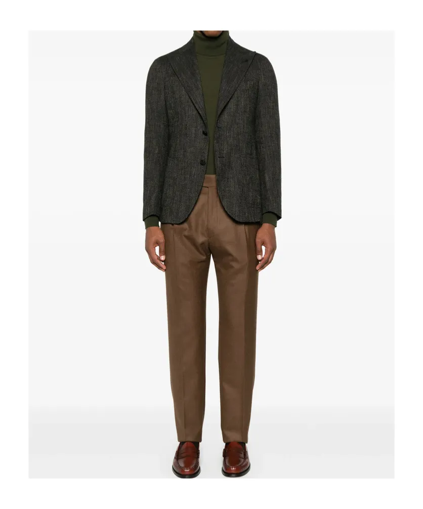 Long-Sleeved Suit Jacket