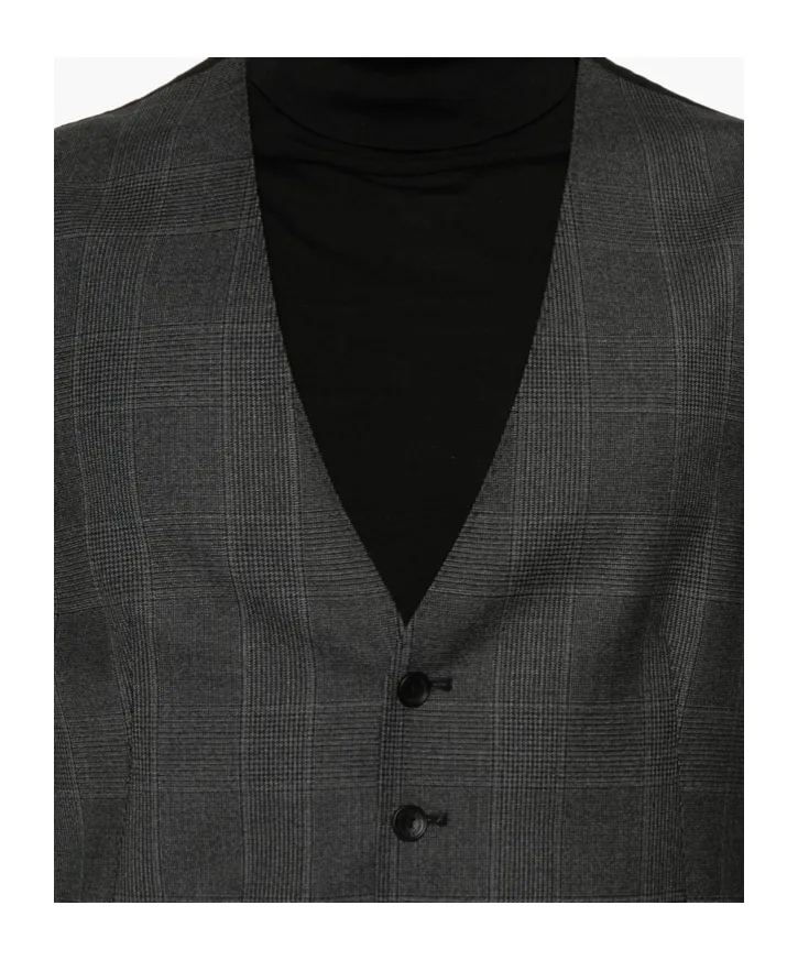 Button Suit Vest