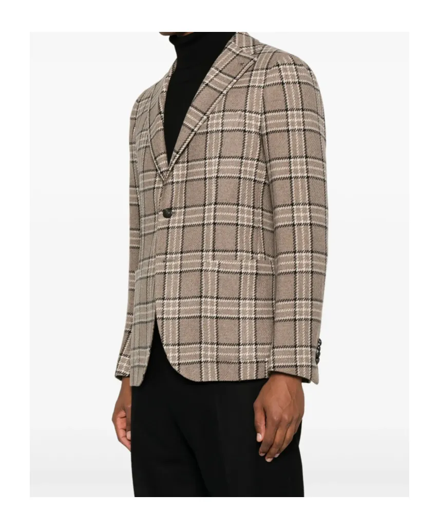 Checked Blazer