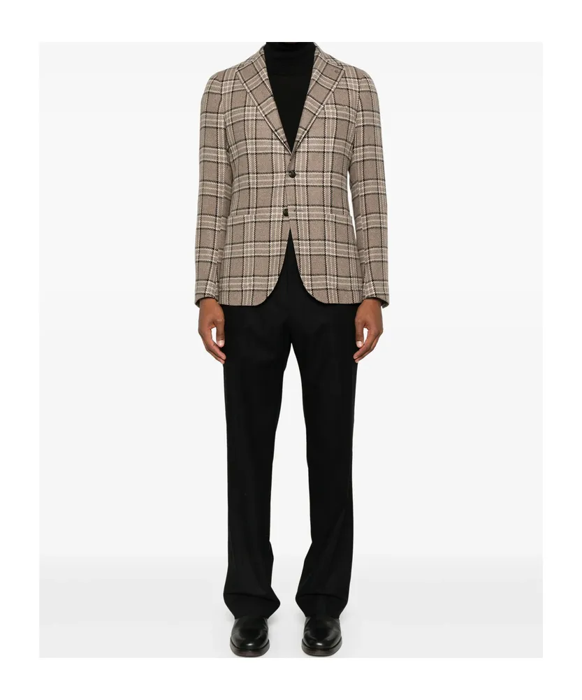 Checked Blazer