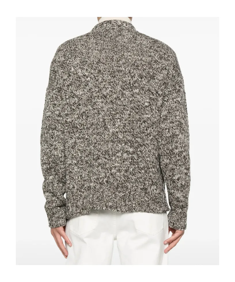 Long-Sleeved Knitted Cardigan