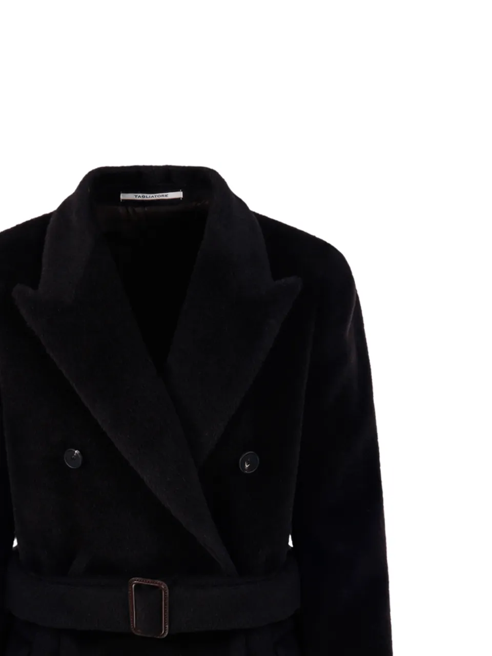 Belted Double-Breasted Coat