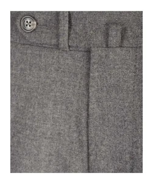 Pleated Straight-Leg Trousers
