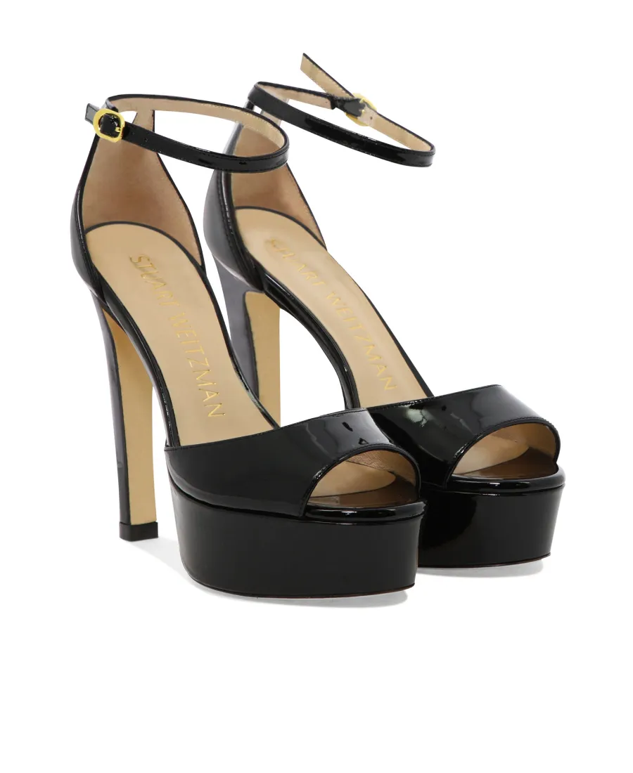High Heeled Sandals Disco Platform