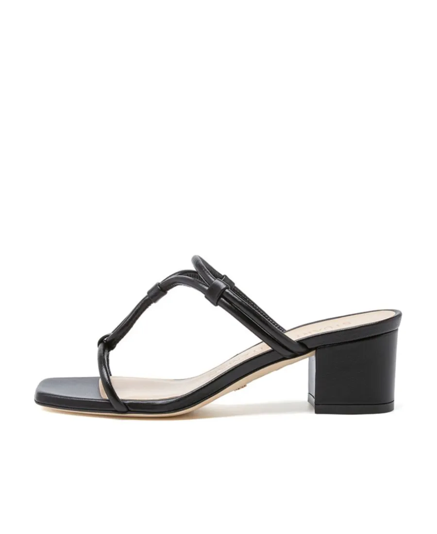 Woven Knot 50 Block Sandals