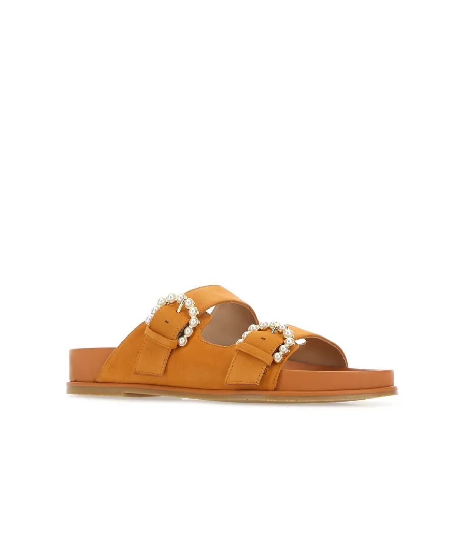 Logo Clasp Sandals