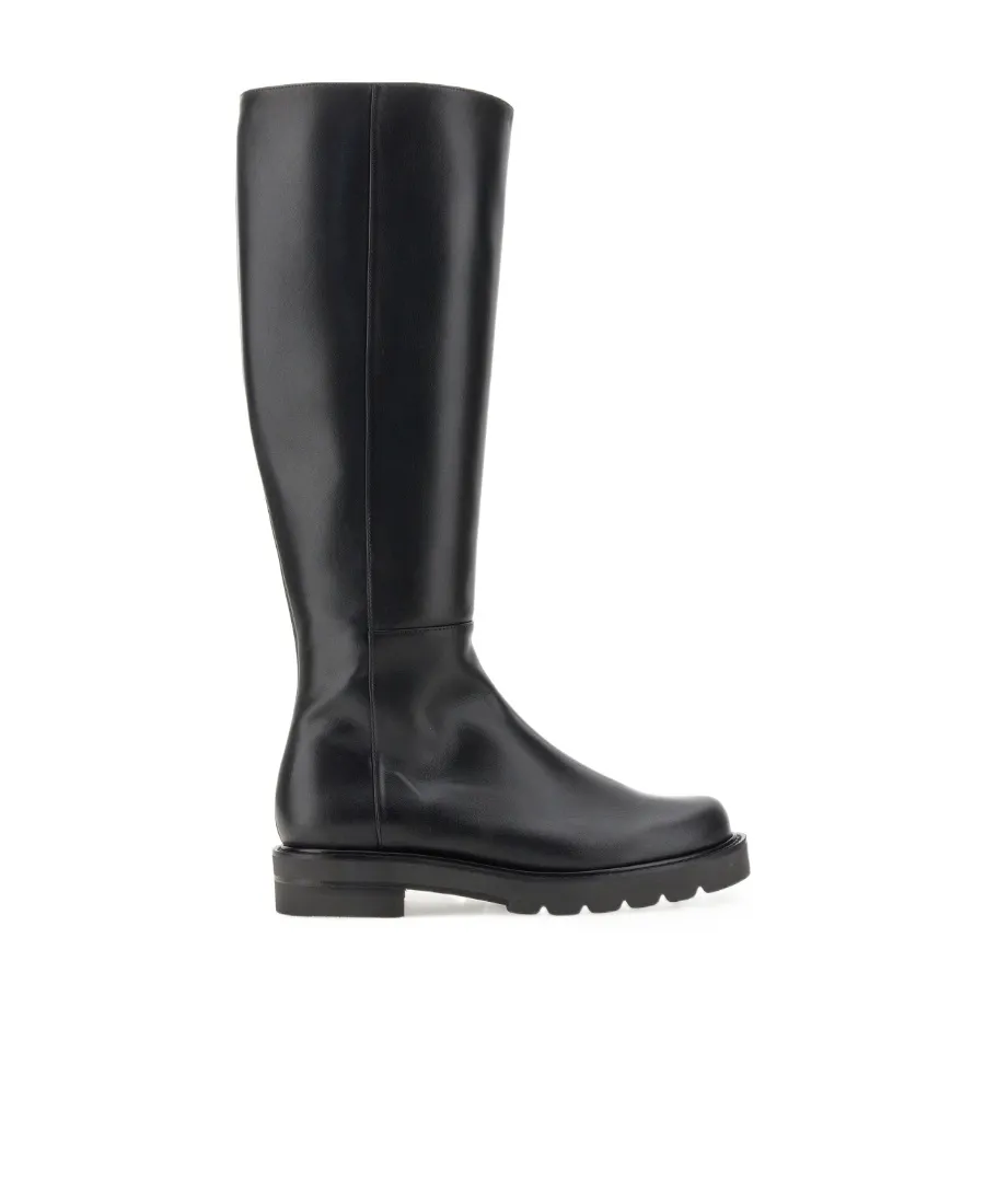 Knee-Length Leather Boots