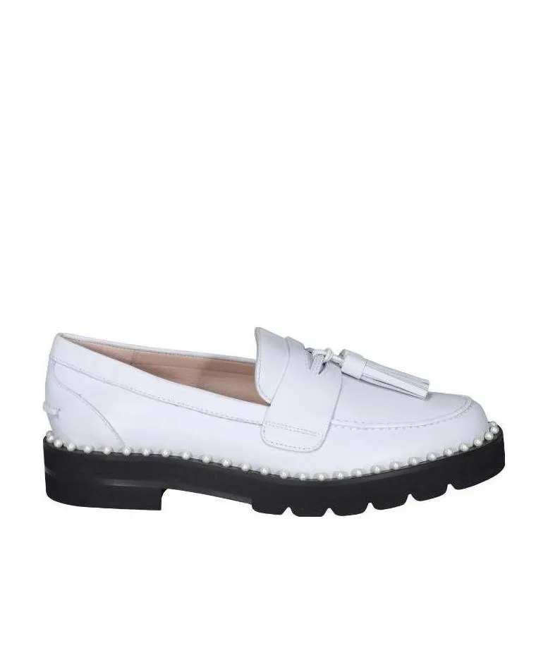 Logo Fringed Flat Shoes