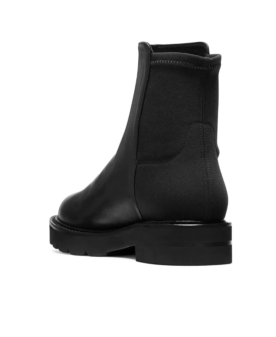 Two-Tone Ankle Boots