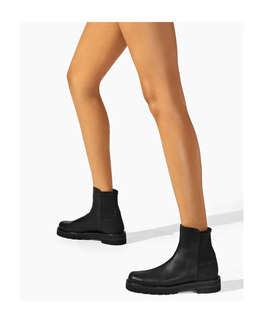 Two-Tone Ankle Boots
