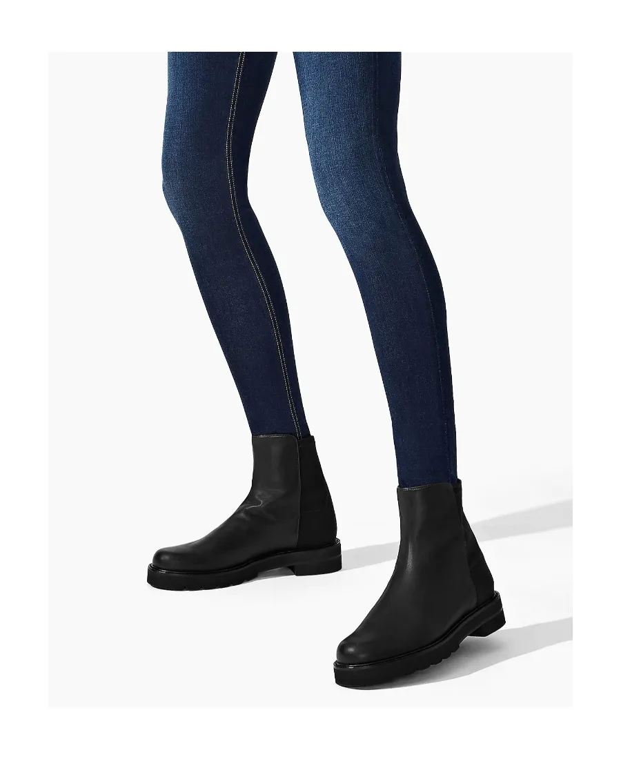 Two-Tone Ankle Boots