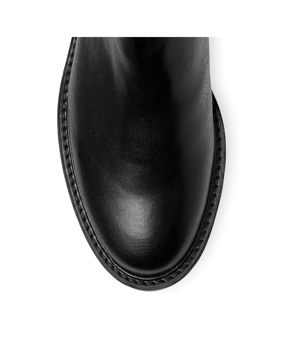 Two-Tone Ankle Boots