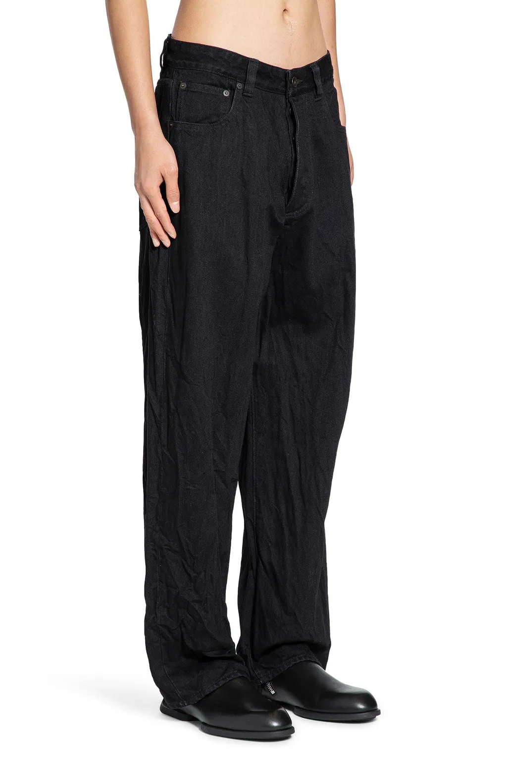 Seb Crinkle Denim Pants