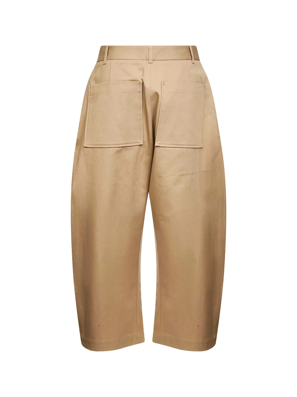 Curved-Leg Cropped Pants