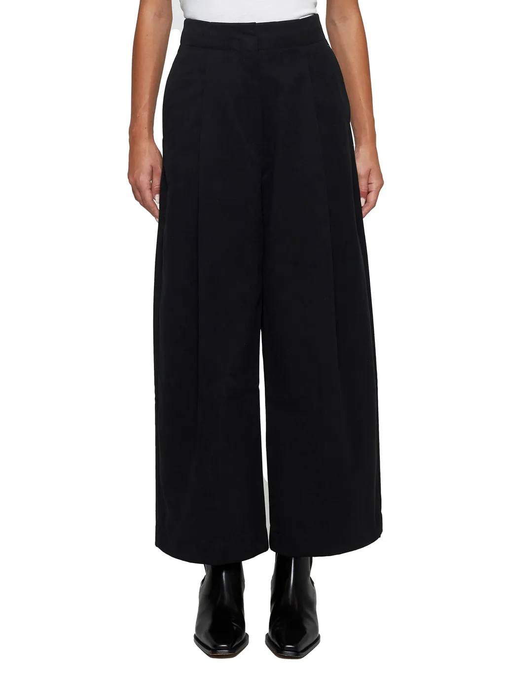Wide-Leg High-Waist Pants