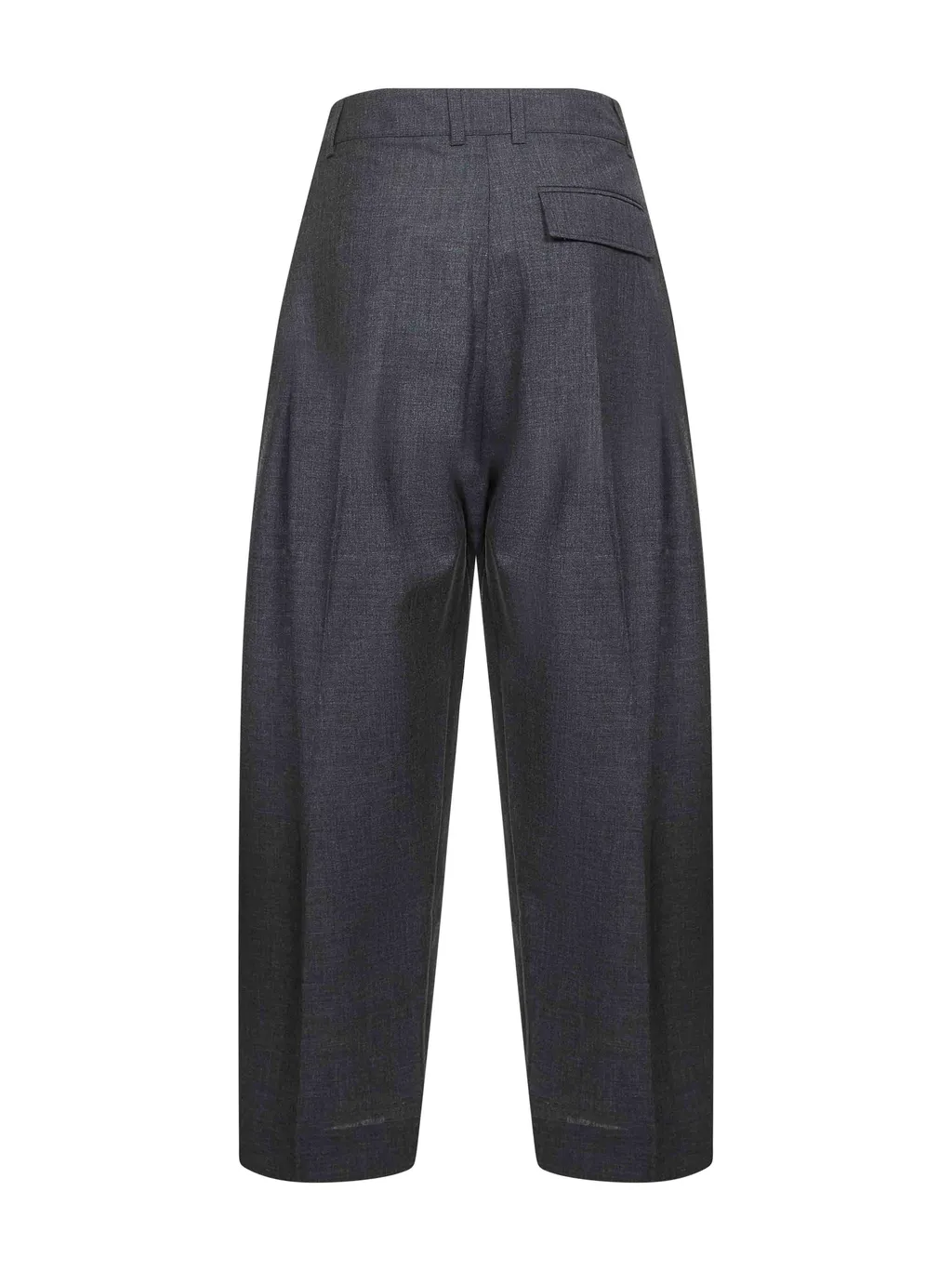 Wide-Leg Pleated Pants