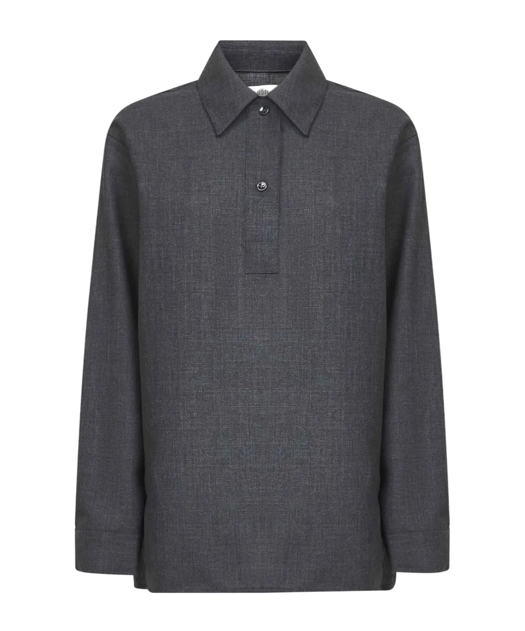 Buttoned Long Sleeve Top