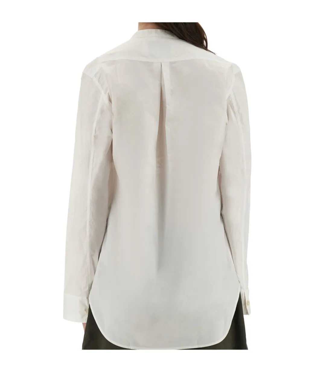 Pleat-Detail Blouse