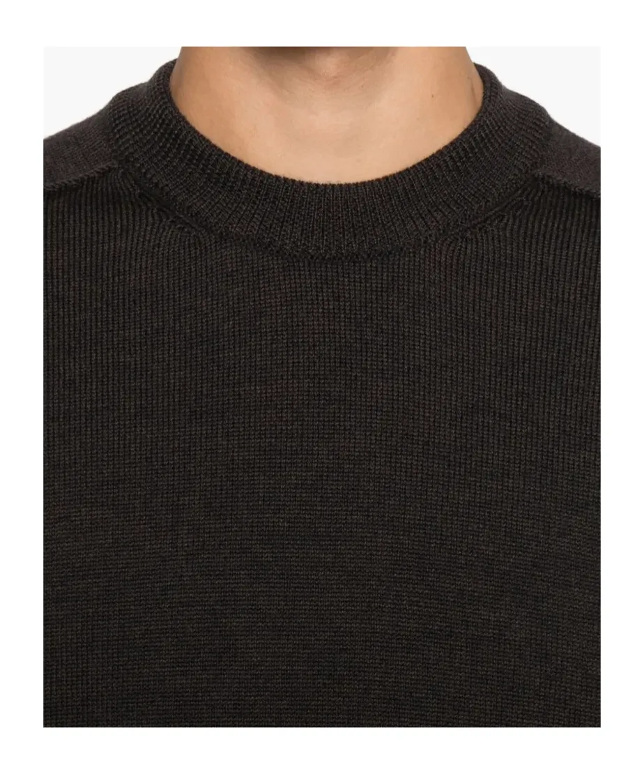 Round-Neck Wool Sweater