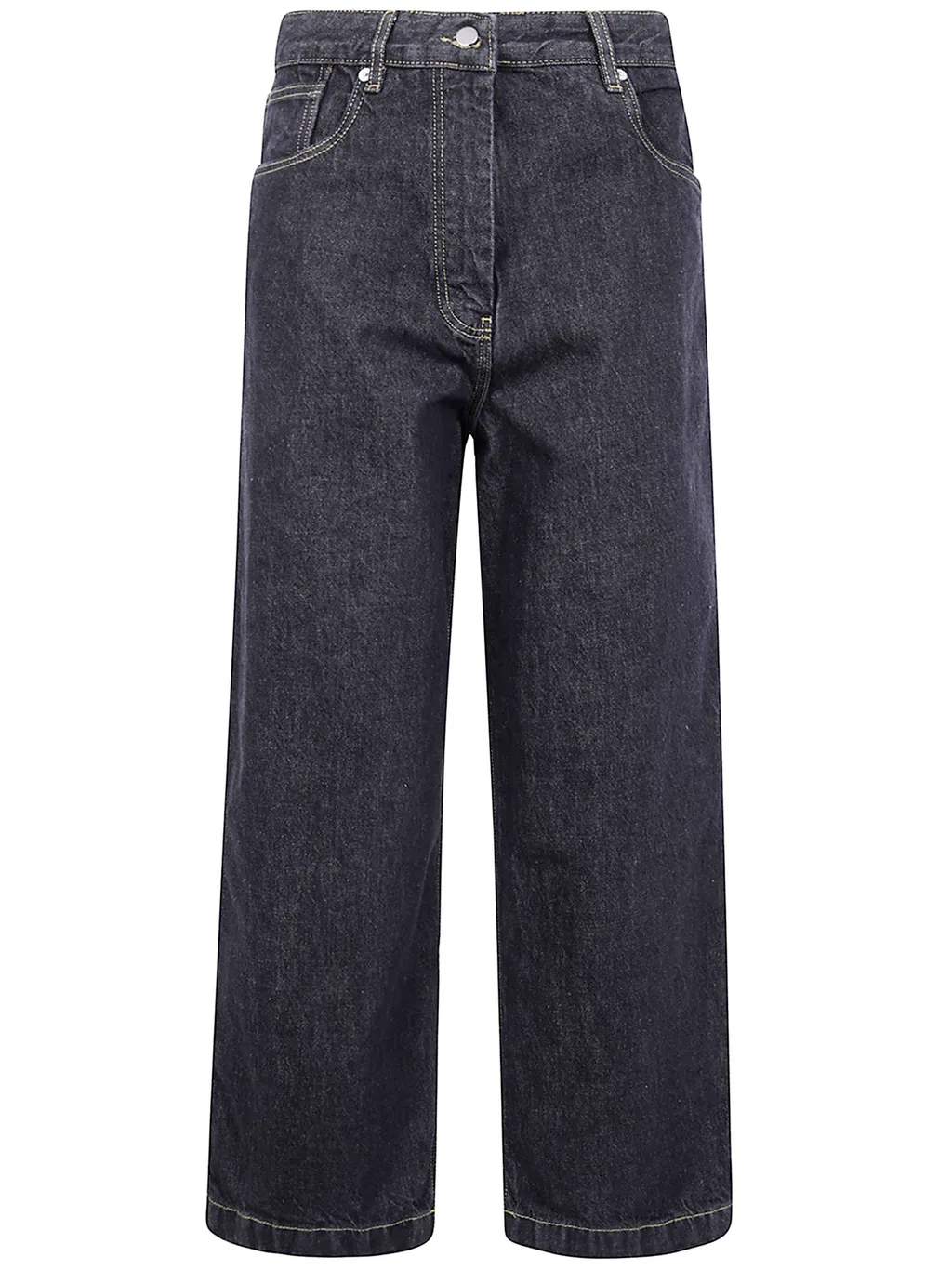 Wide-Leg Organic Jeans