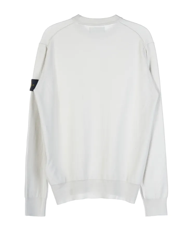 Compass-Patch Cotton Jumper