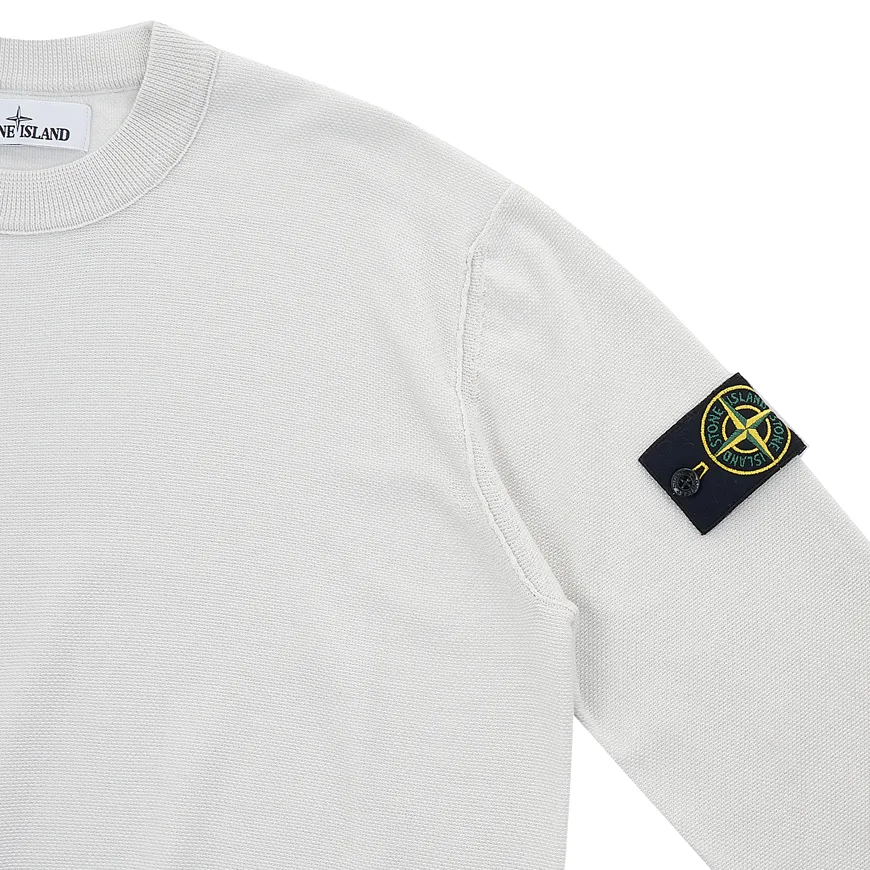 Compass-Patch Cotton Jumper