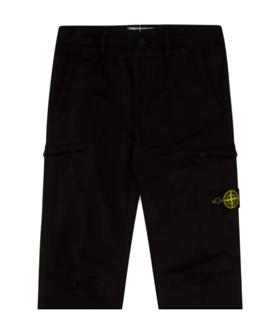Side Logo-Patch Trousers