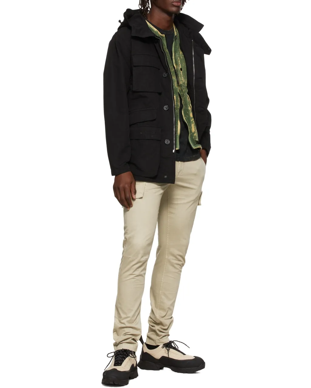 Straight-Leg Cargo Trousers