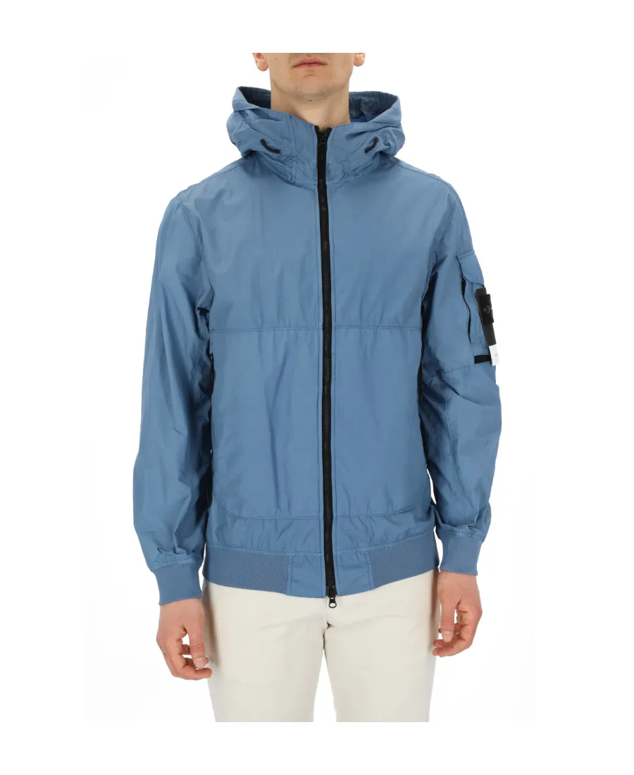 Compass Patch Zip-Up Hooded Jacket