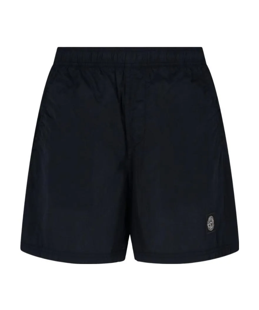 Compass-Patch Swim Shorts