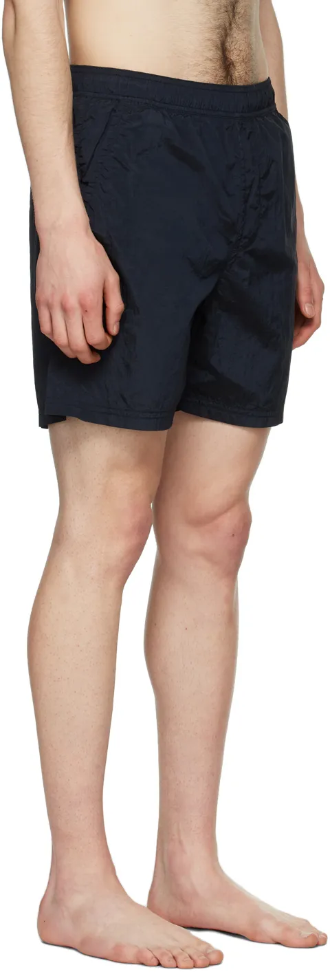 Compass-Patch Swim Shorts