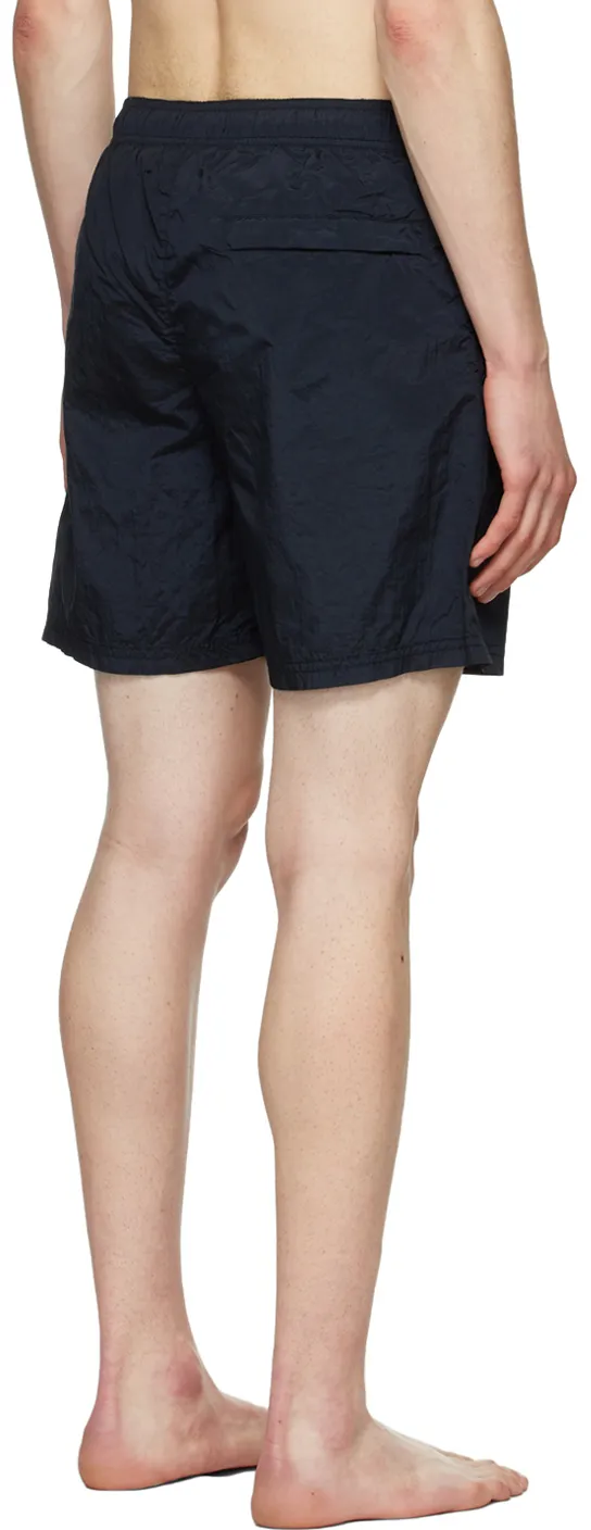 Compass-Patch Swim Shorts