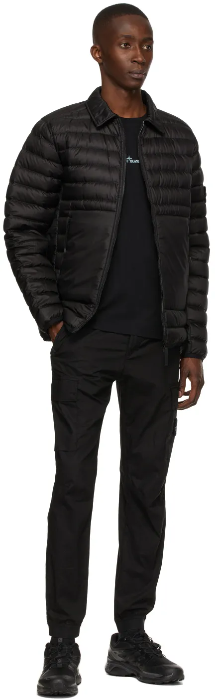 Compass-Patch Padded Jacket