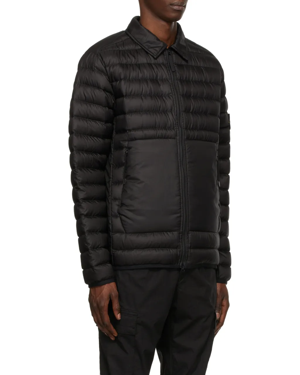 Compass-Patch Padded Jacket