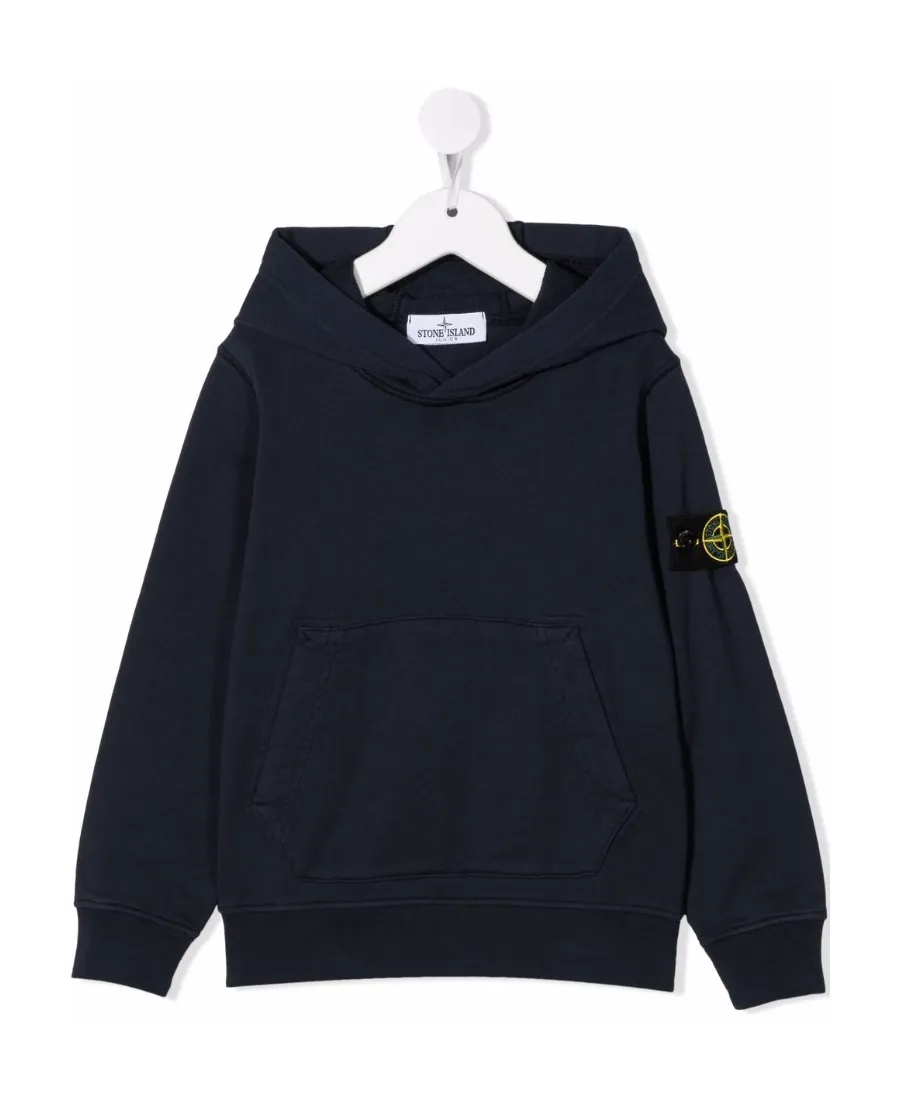 Compass-Patch Pullover Hoodie