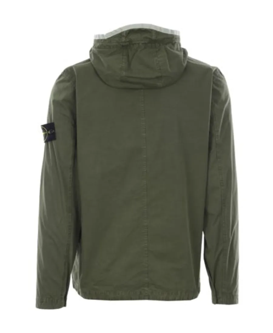 Compass-Badge Hooded Jacket
