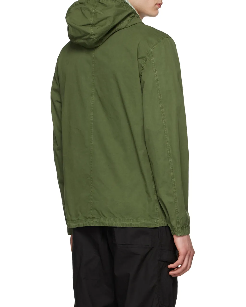 Compass-Badge Hooded Jacket